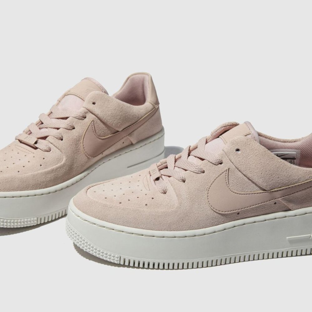 Nike AF1 Pink Suede